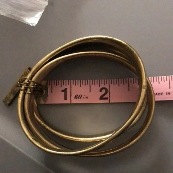 BCBGeneration Gold Tone Bangle Set - Picture 7 of 9